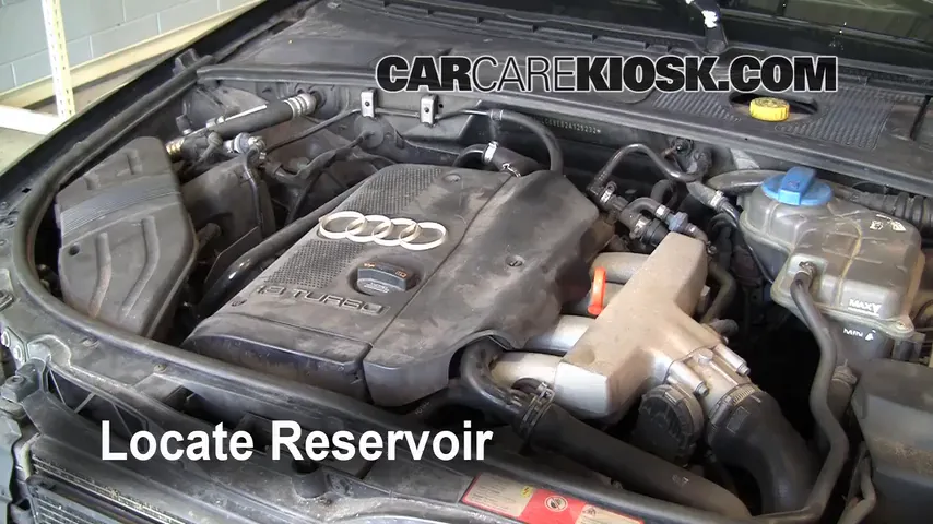 2002 Audi A4 Quattro 1.8L 4 Cyl. Turbo Windshield Washer Fluid